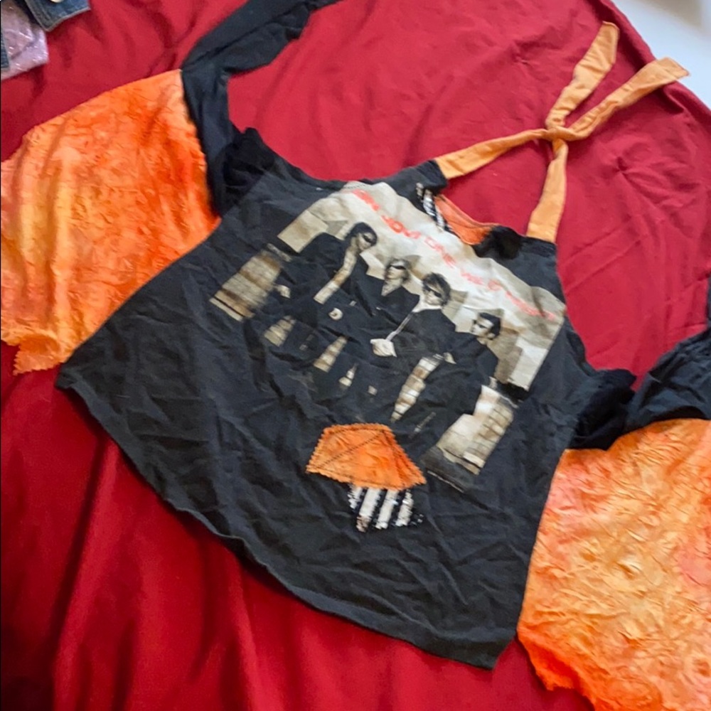 Vintage custom Bon Jovi concert t shirt